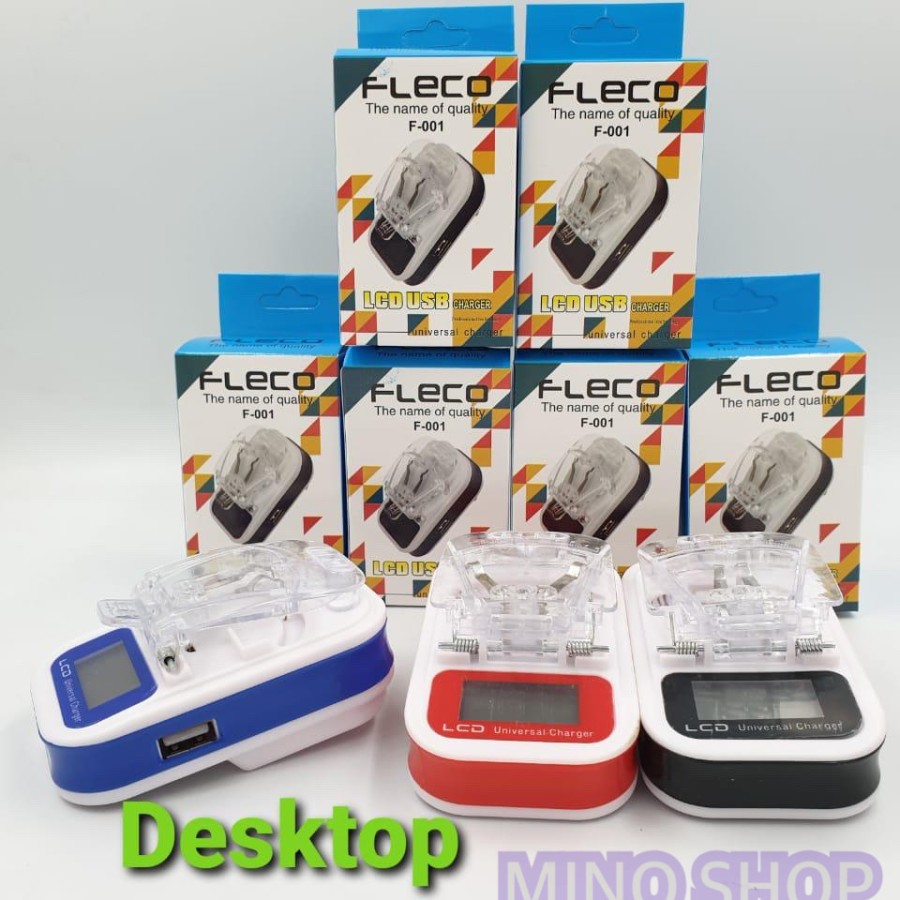 DESTOP LCD FLECO F-001 - DESTOP CHARGER BATERAI - DESTOP CAS KODOK