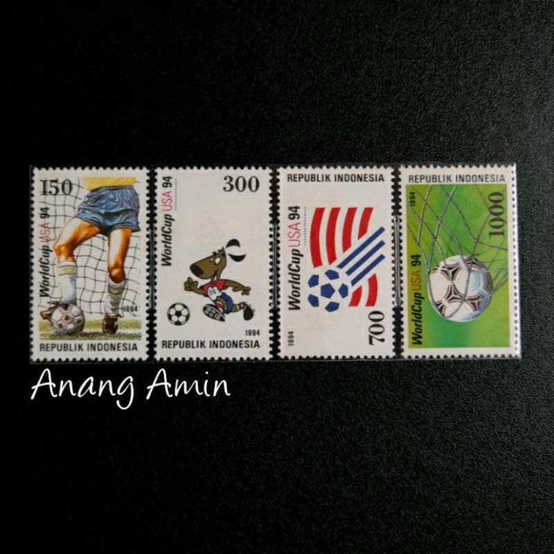 

LOT.F19 PRANGKO INDONESIA I-458 4V SEPAK BOLA DUNIA USA 1994