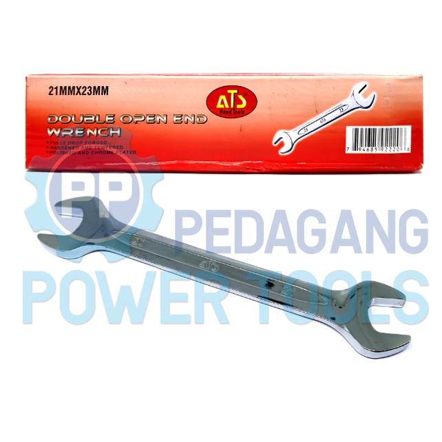 ATS KUNCI PAS 21 X 23 MM 21X23 DOUBLE OPEN END SPANNER WRENCH INGGRIS