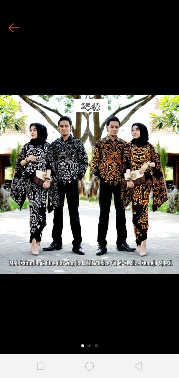 Maura Couple - Sania Ruffle Batik Couple Ori Ndoro Jowi Dnt Garansi Termurah Shopee - Solo