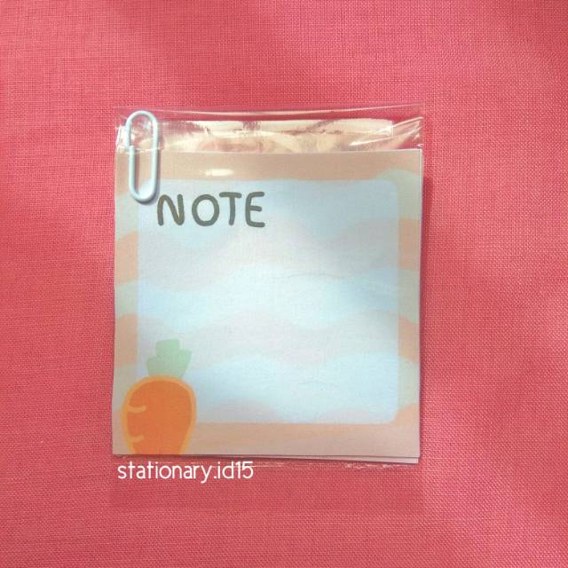 

Memo print carrot