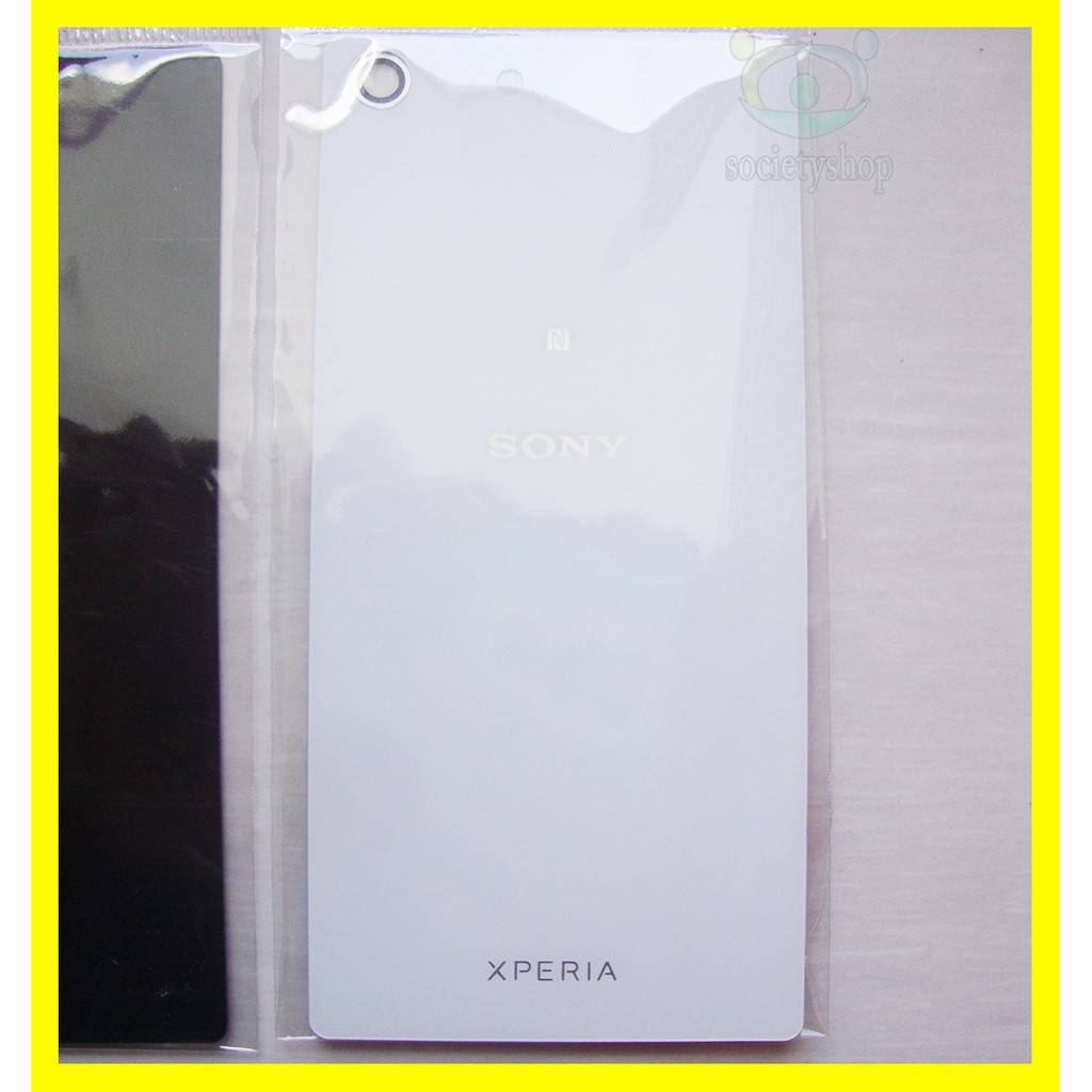 Tutup Belakang Backdoor Sony Xperia M5 - Hitam Putih Back Cover Xperia M5 - Back Door Sony M5