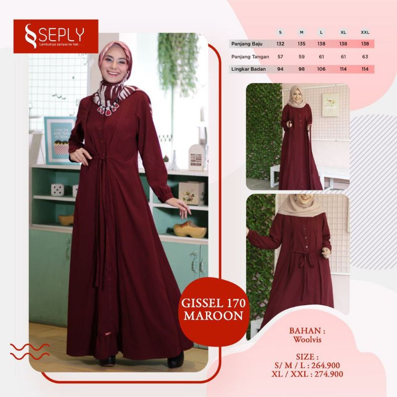 GAMIS SEPLY GISSEL 170 / GAMIS SEPLY TERBARU