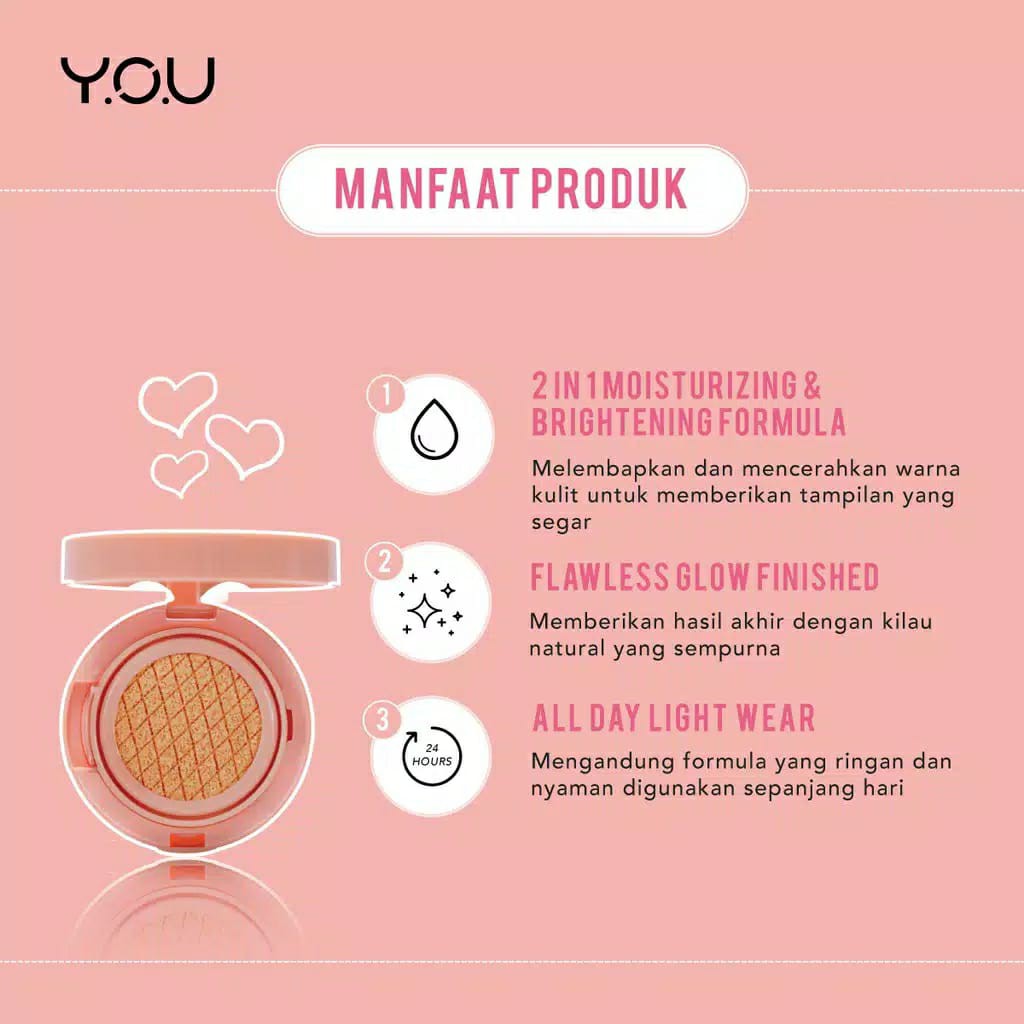 Kosmetik You The Simplicity Color Corrector CC Cushion by YOU Makeups