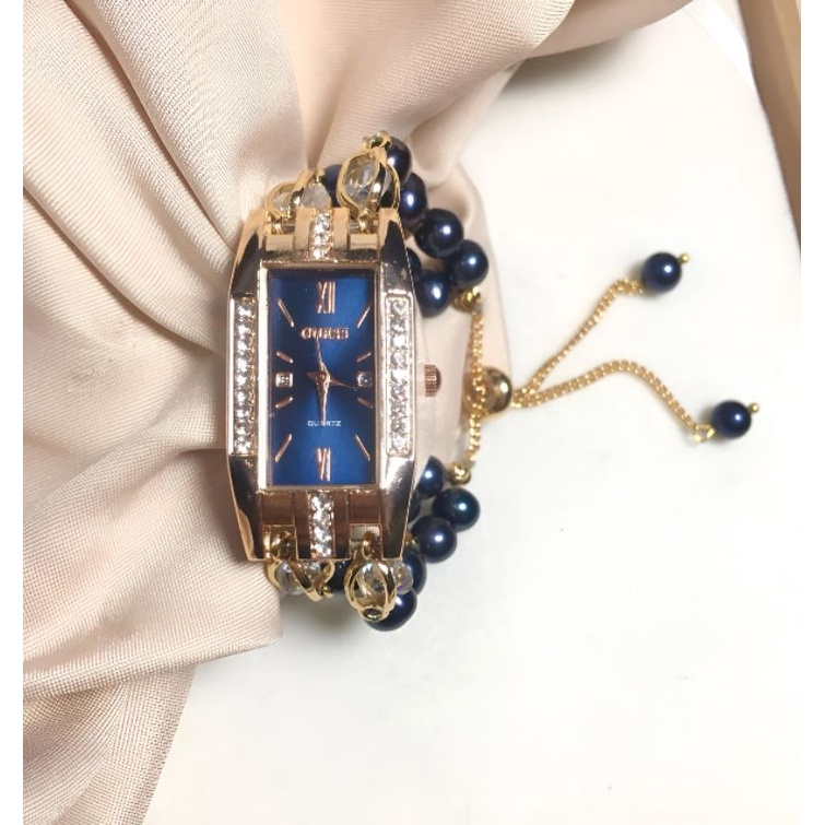 Jam Tangan Wanita Kekinian Mutiara Lombok Asli Bersertifikat || Jam Tangan mutiara asli || Jam wanit