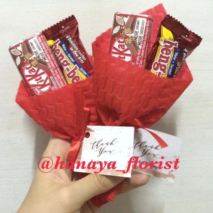 BUKET Snack Kitkat Bengbeng Chocolate Mix Mini Bouquet