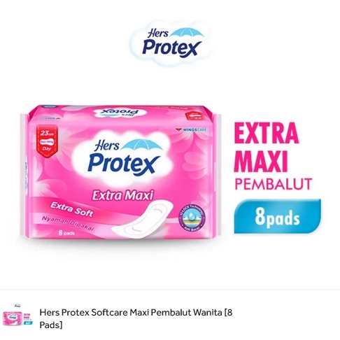 Hers Protex Extra Maxi Extra Soft 8 pads