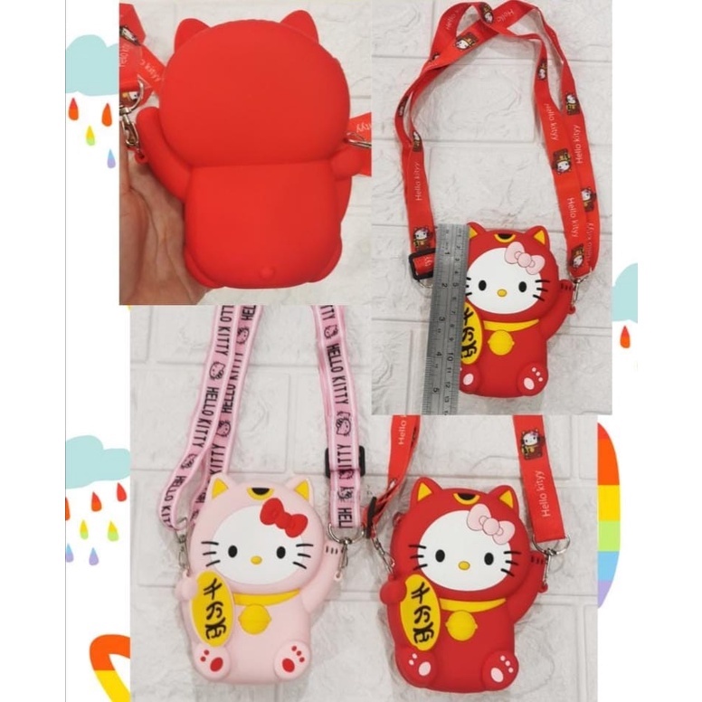 Tas Karet Selempang Anak Karakter HK &amp; HK Hokki