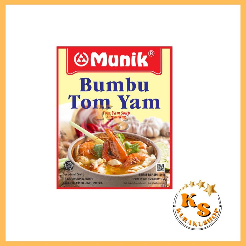 

MUNIK BUMBU TOM YAM 130G - Tom Yam Soup Seasoning