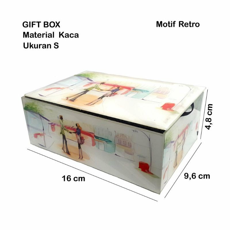 

Box acrylic resto Small / Box acrylic Small / Box acrylic vintage / Box aklirik / Box cantik