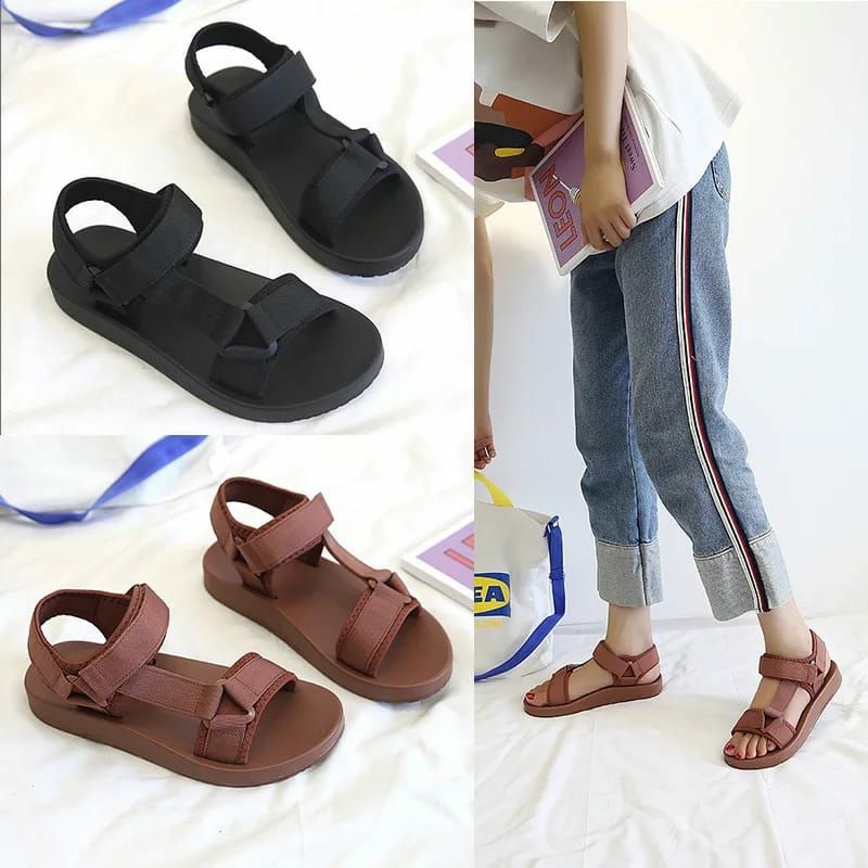 Sandal wanita jelly tali gunung import