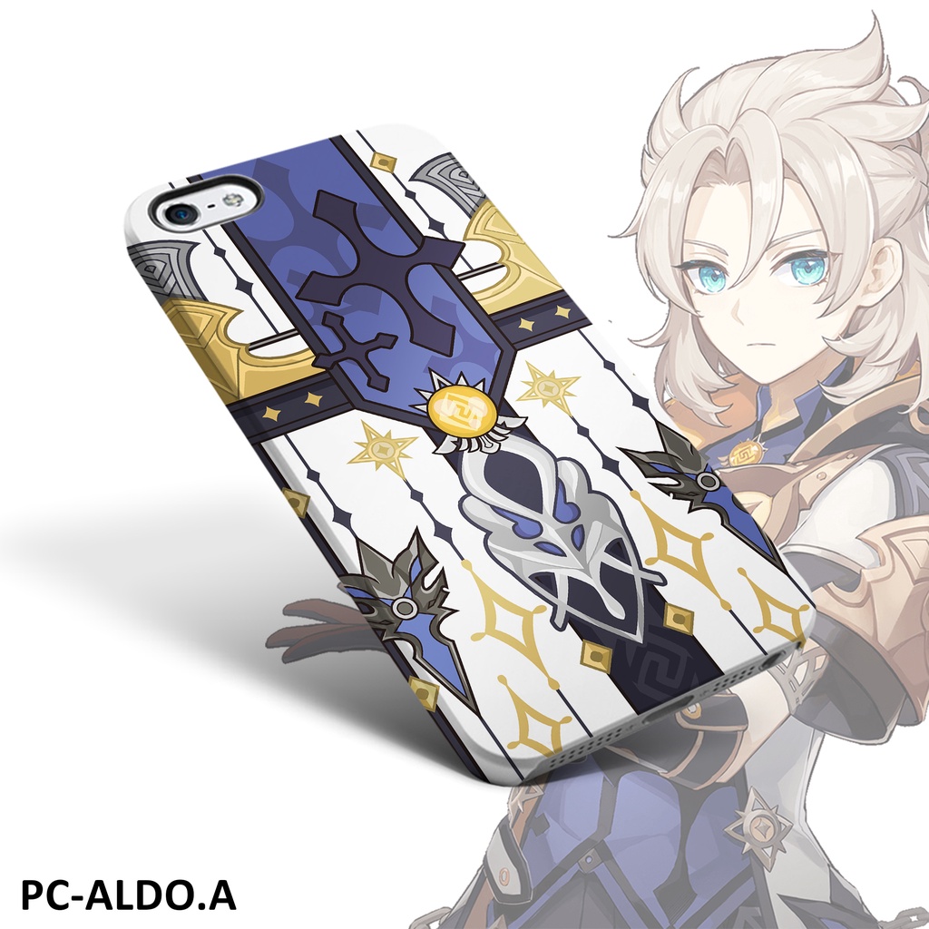 Phone Case Genshin Impact Albedo Custom case Genshin Impact Albedo Case HP Genshin Impact Albedo