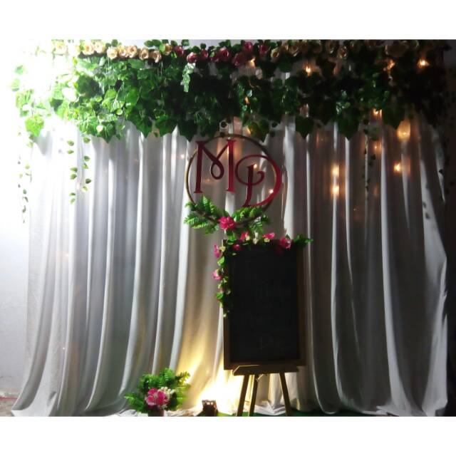 Backdrop lamaran / akad