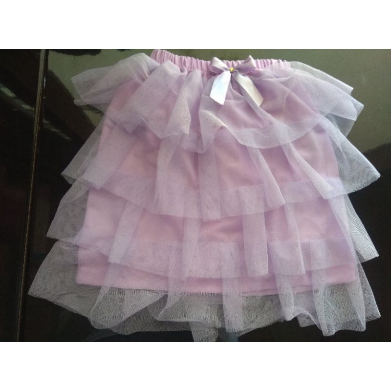 Rok Tutu Anak Rempel 4 Layer 3-6 th