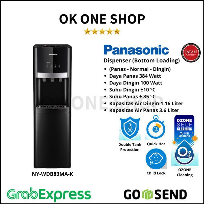 Panasonic WD83MA-K Water Dispenser Galon Bawah