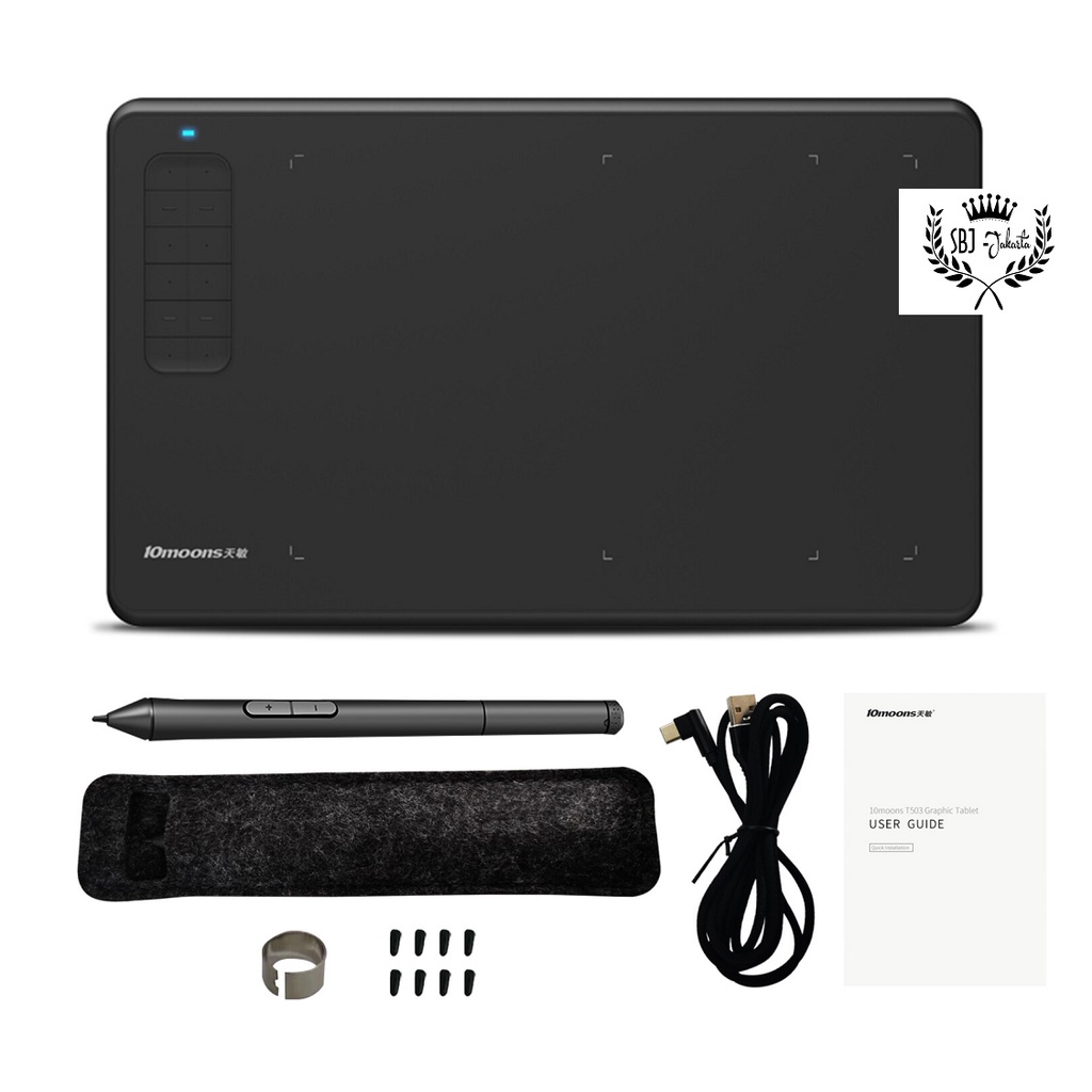 10moons G12 Graphic Drawing Tablet 9.45 x 6 Inch Ultralight Vs Huion