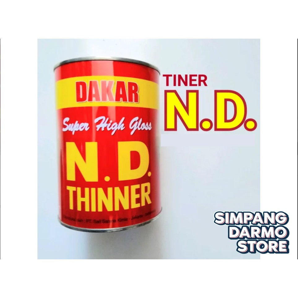 Tiner Thinner Remover ND Untuk Menghilangkan Cat  Pada 