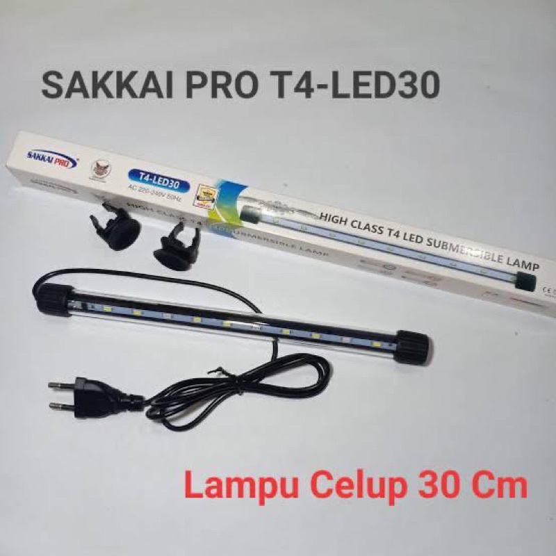 Lampu led aquarium SAKKAI PRO T4-LED 30