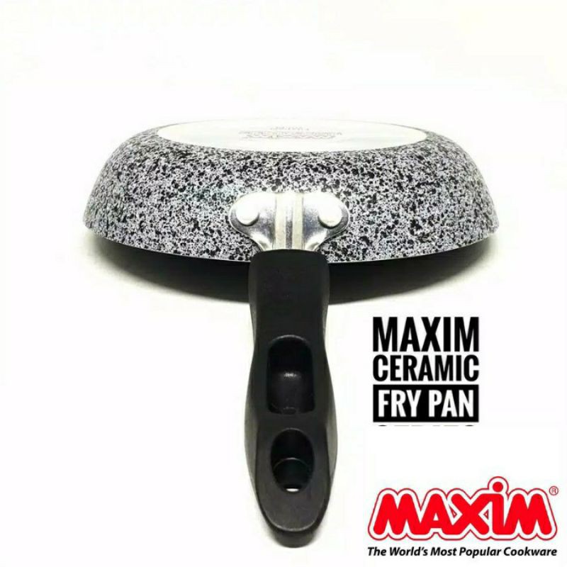 FRYPAN MAXIM KERAMIK NEOSTONE PENGGORENGAN 20 22 24 26 28 CM ANTI LENGKET ANTI GORES SEHAT AMAN ORIGINAL