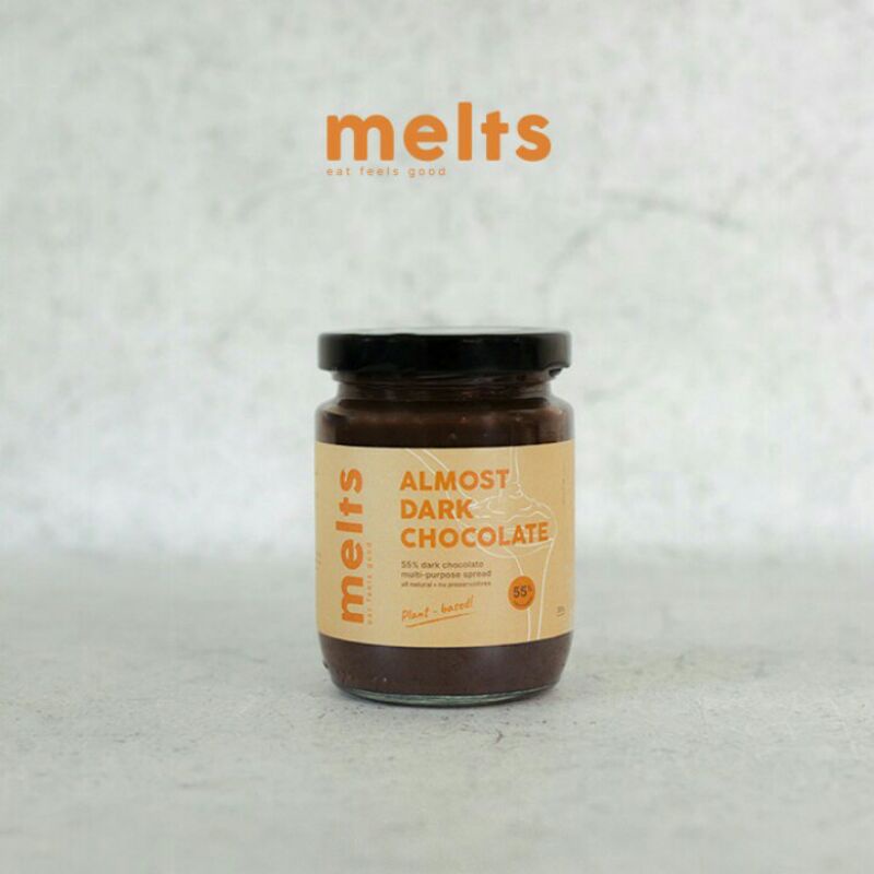 

Melts Almost Dark Chocolate Spread Selai Dark Coklat