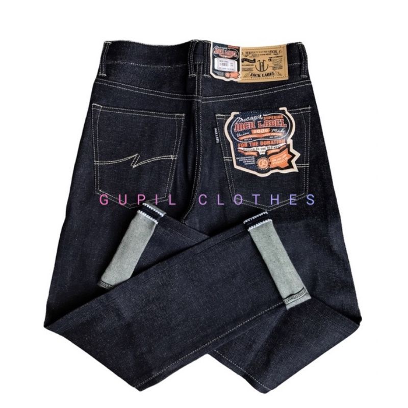DENIM 14oz / JEANS 14oz BLACK INDIGO