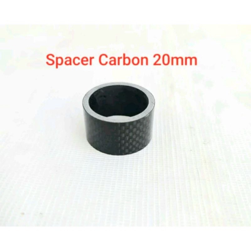 Ring Spacer serat Karbon 0.5, 1, 1,5, 2 cm