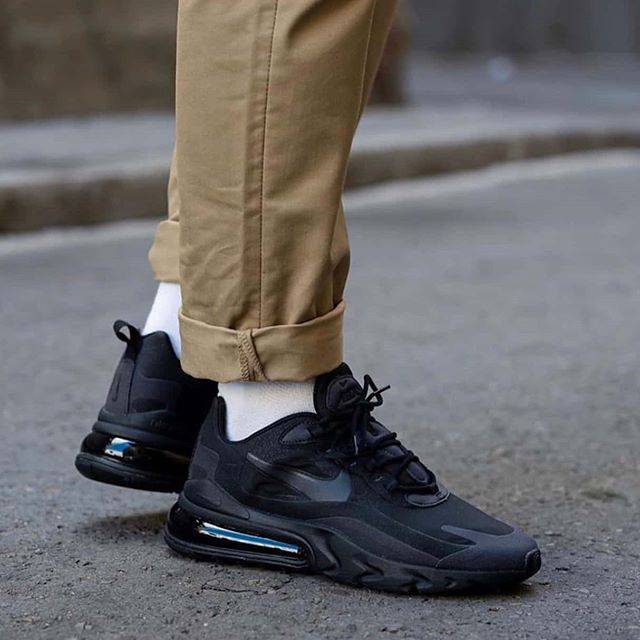 [PREMIUM QUALITY ] Nike Air Max 270 React Triple Black