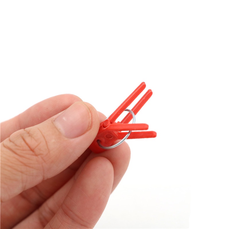 100pcs Klip Cangkok Tanaman Sayuran Bentuk Bulat Datar Bahan Plastik Untuk Taman