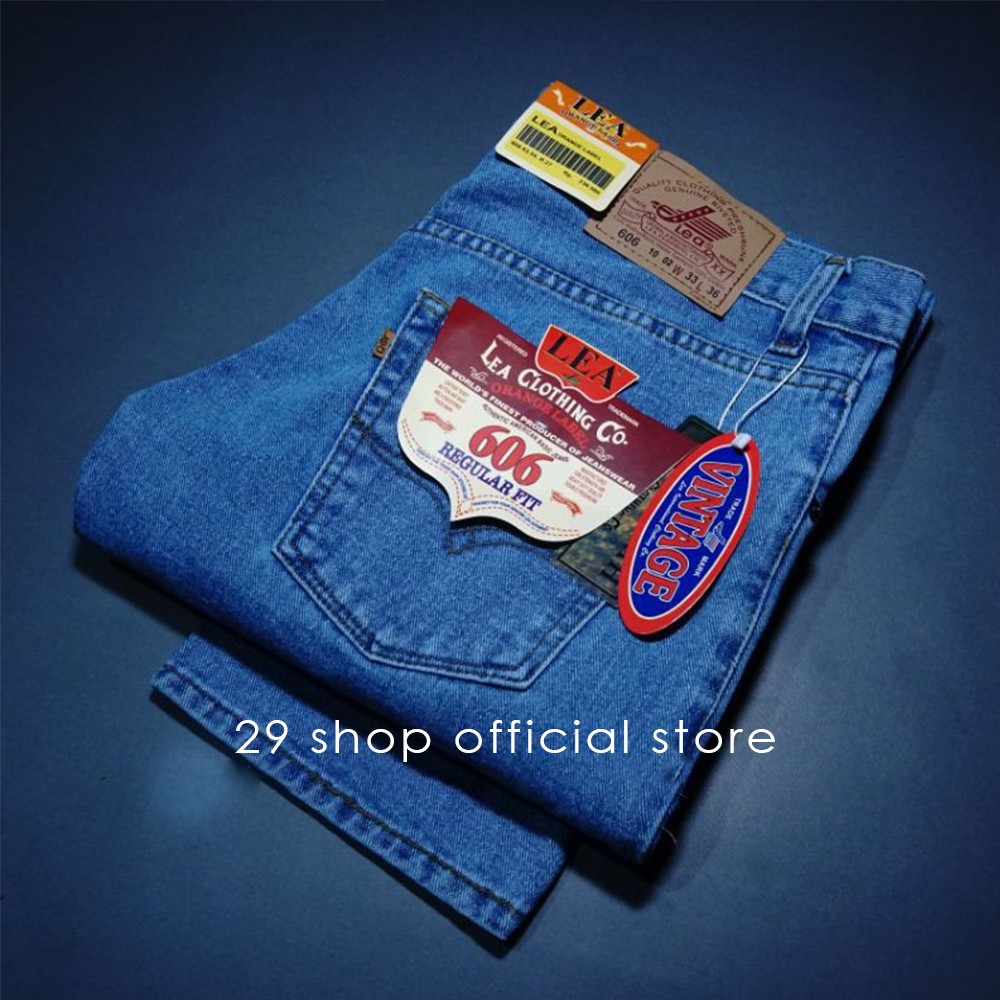 PROMO CUCI GUDANG!!! Celana Jeans Pria LEA Standar Reguler Original Jeans Best Quality 28 sampai 38P