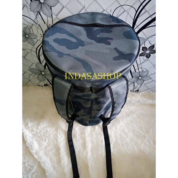 TAS DARBUKA DORENG/ARMY 8 83/4 &amp; 9&quot;  FULL BUSA