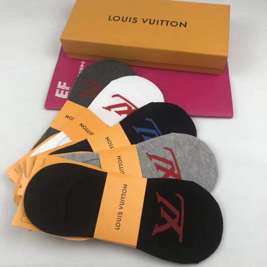 kaos kaki lv set socks premium quality