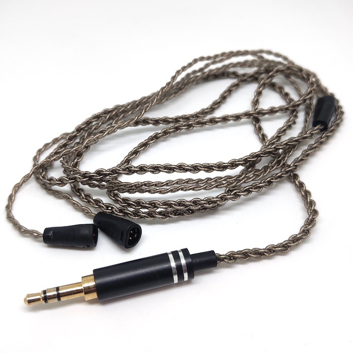 Sennheiser IE80 Pin Custom Smooth Soft Silver Plated Cable Replacement