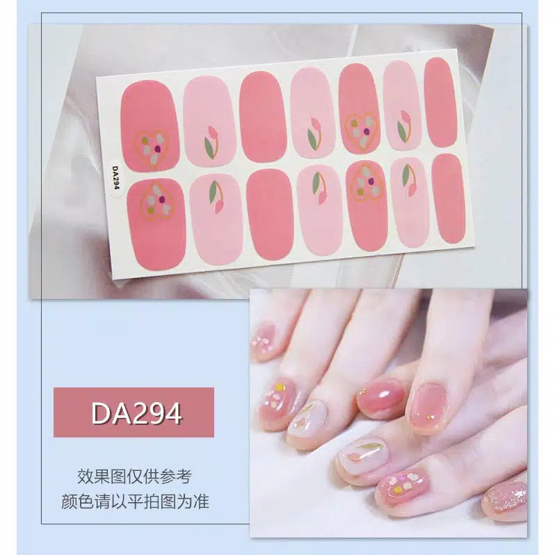Stiker Kuku High End Motif Natal Kartun Xmas Christmas 3D Nail Sticker 14PCS