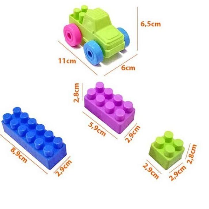 LEGO BLOCK BESAR ISI 136 PCS MAINAN ANAK EDUKASI LEGO PINTAR MAINAN BALOK SUSUN LEGO MY WORLD DIY WO
