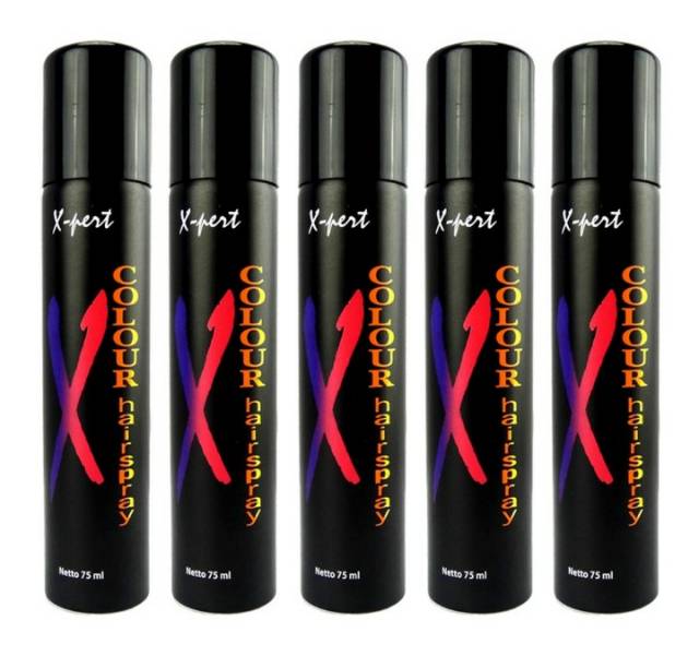 Hair spray warna X-PERT COLOUR HAIRSPRAY (GK BS KIRIM LUAR JAWA)