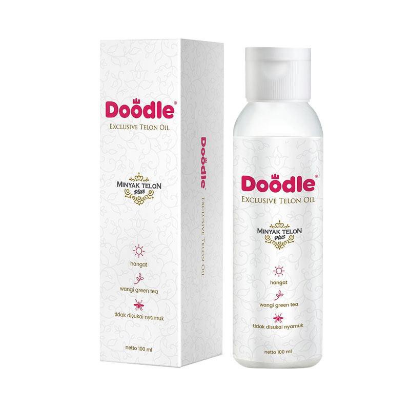 Doodle Exclusive Green Tea 100ml Minyak Telon My Baby Travel Size Telon Oil Penghangat Tubuh Anti Nyamuk Bayi Baby Spa Doodle minyak telon Exclusive telon oil aroma green tea Doodle Minyak Telon 100ml / 60ml