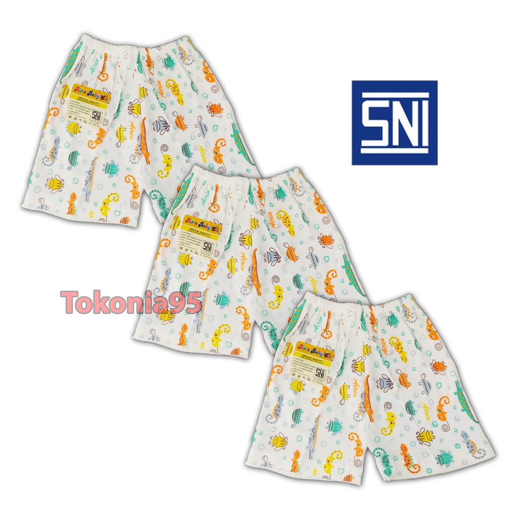 Celana Pendek Bayi Newborn - AIRIN Baby Newborn 0-6 Bulan