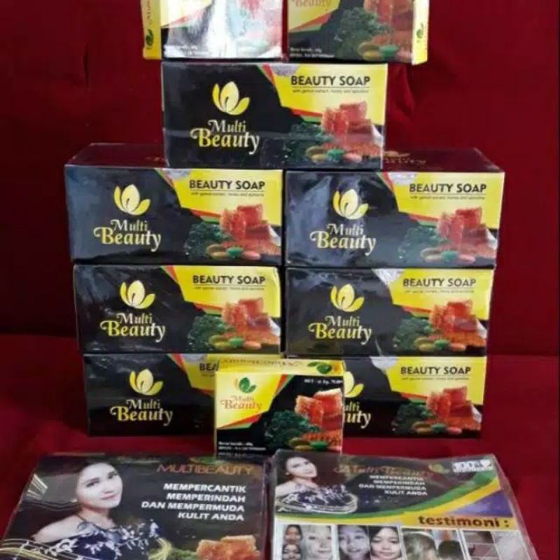 Sabun MBS Multi Beauty Soap Asli Original kemasan box