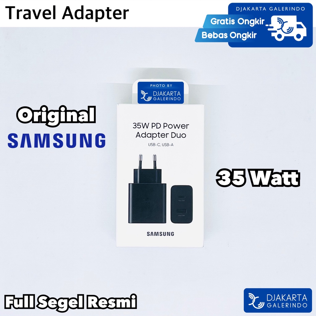 Samsung Travel Adapter Charger PD 25Watt - 35Watt - Power Adaptor 45Watt - 65Watt Type C Cable - Original Samsung