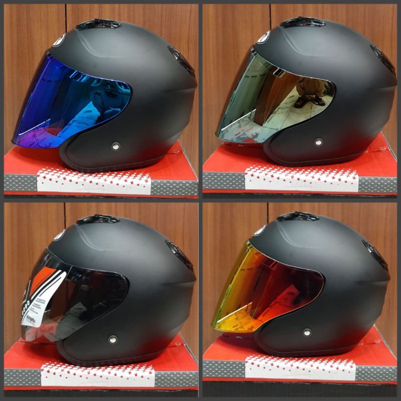 HELM DYR HITAM DOFF REPLIKA KYT KYOTO HITAM DOFF PAKET GANTENG