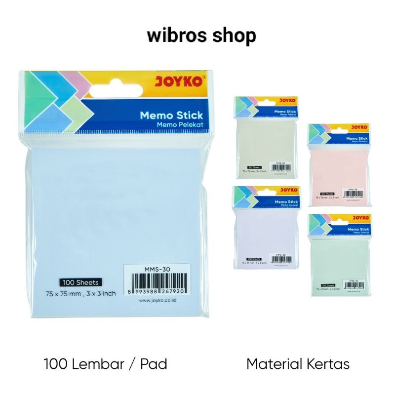 

kertas sticky kertas memo sticky note memo Tempel mms-30