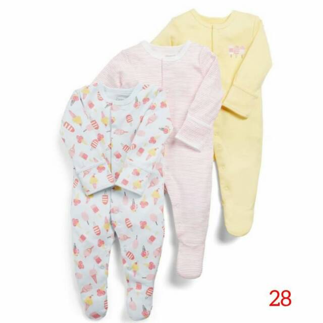 Sleepsuit Mamas Papas/ Baju tidur bayi Premium/ Mamas and Papas