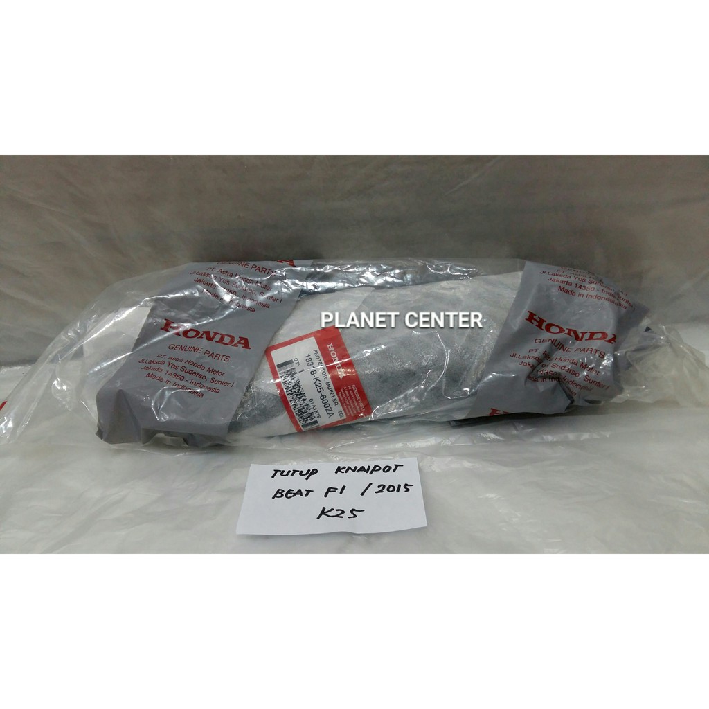 TUTUP KNALPOT BEAT FI 2014/2015 - K25 HONDA ORIGINAL