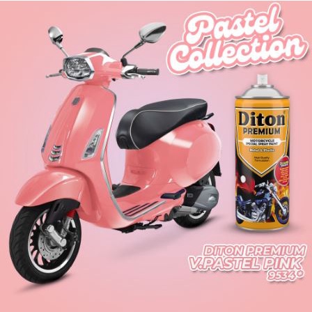 Cat Pilox Diton Premium 9534 Warna Pastel Pink Merah Muda 400cc Pylok Semprot Aerosol Krayon Terbaru Bodi Mesin Velg