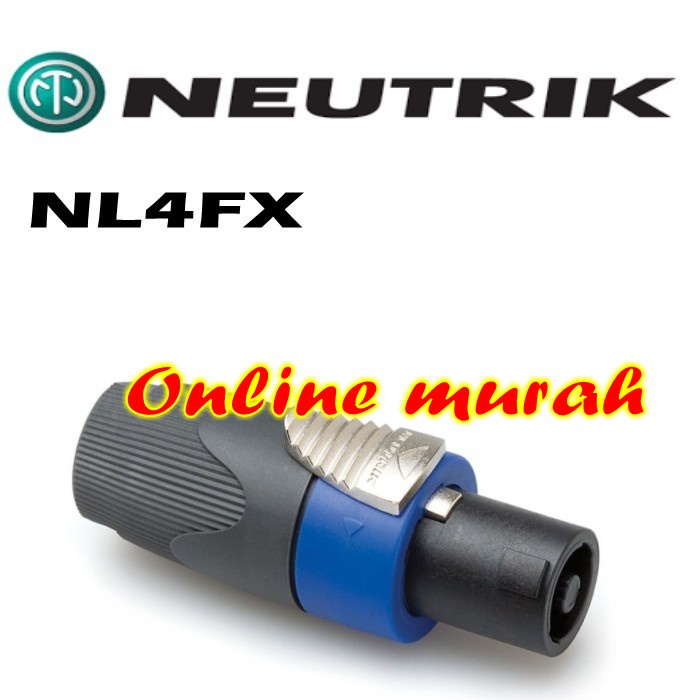 Jack Speakon Neutrik NL4FX original