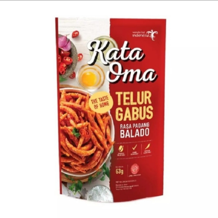 

Kata Oma Telur Gabus Padang Balado 63g