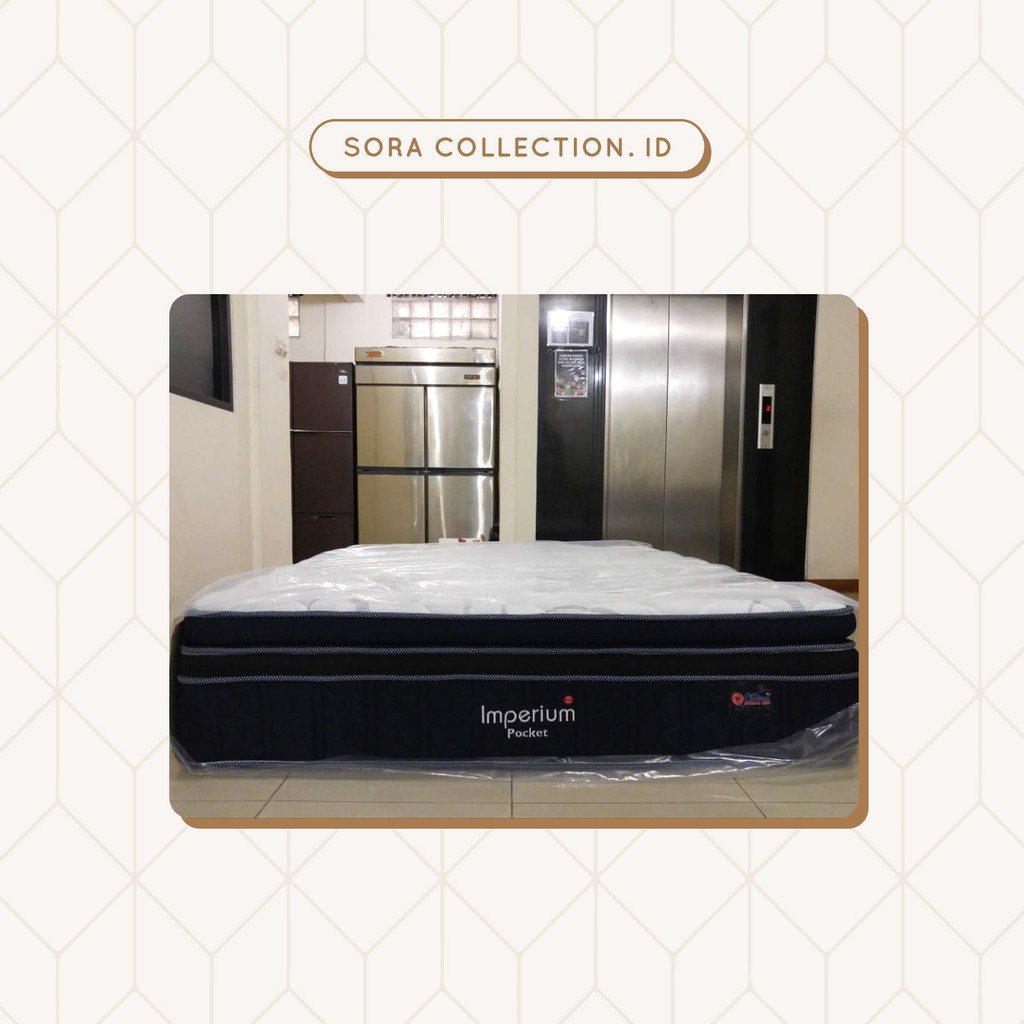 Central Springbed Imperium Pocket Spring Double Plushtop Uk 180x200 ( hanya kasur )