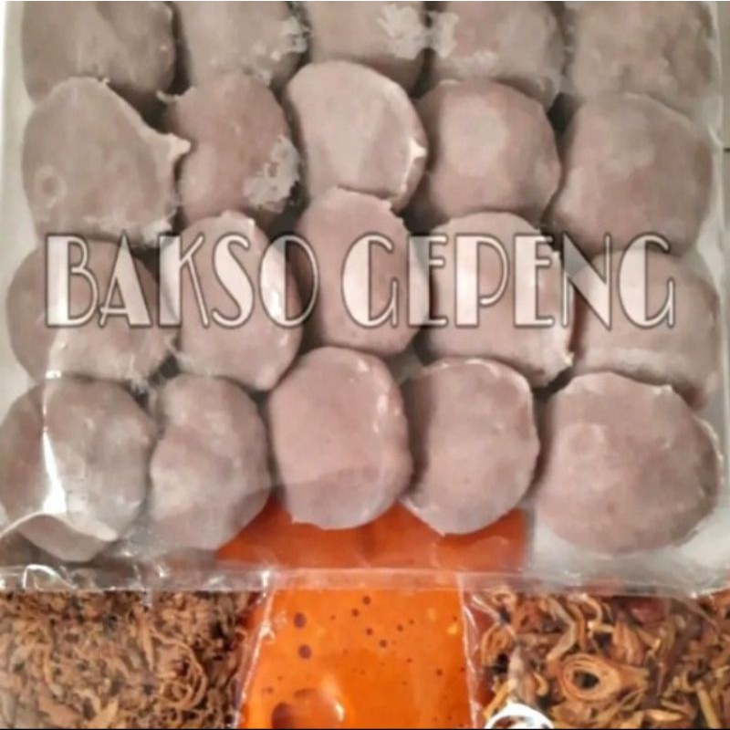 

bakso gepeng rawamangun isi 25pcs