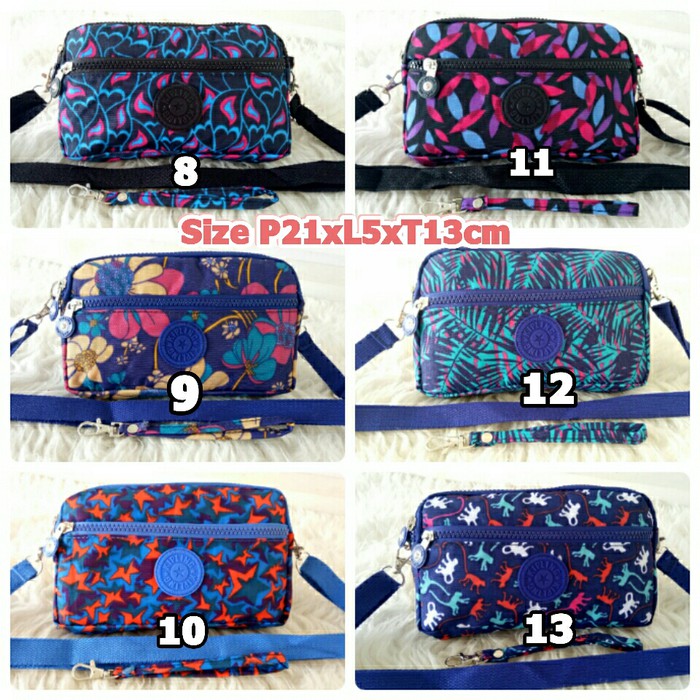 KP21M Tas Selempang Kipling/Dompet Kipling 2Tali