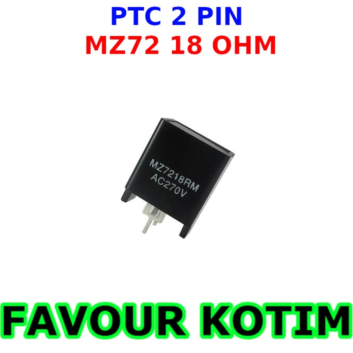 PTC 2PIN ORI BARU 2 PIN 2P MESIN LAS TV 2 KAKI 2KAKI ORIGINAL FVKOTIM
